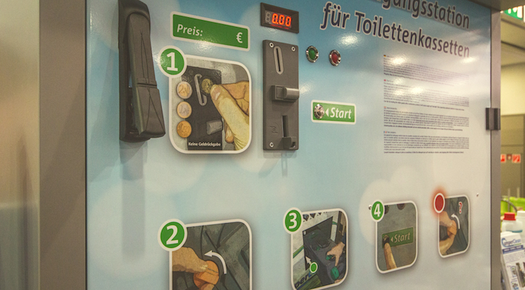 Campingtoilette leeren – Mit neuartiger Entsorgungsstation (fast) ein Vergnügen!