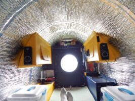 Micro Airstream Bike Camper (c) Paul Elkins