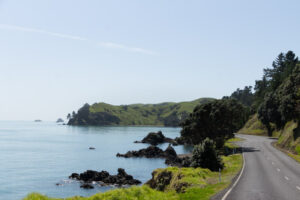Eine Panoramastraße auf Neuseeland Nordinsel