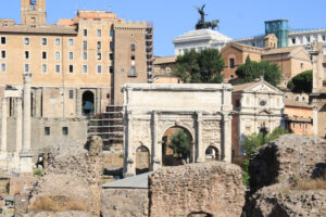 Ruinen vom Forum Romanum in Rom