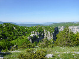 Die Landschaft bei Beloi, Griechenland