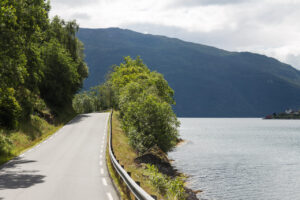 Enge Straßen in Norwegen