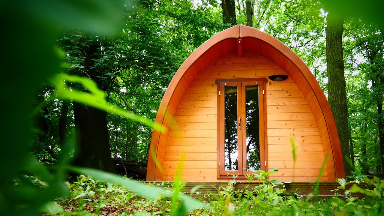 Unglaublich schön und luxuriös: 15 Glamping-Unterkünfte in Deutschland 41 Ein Pod im Kletterwald in Leipzig