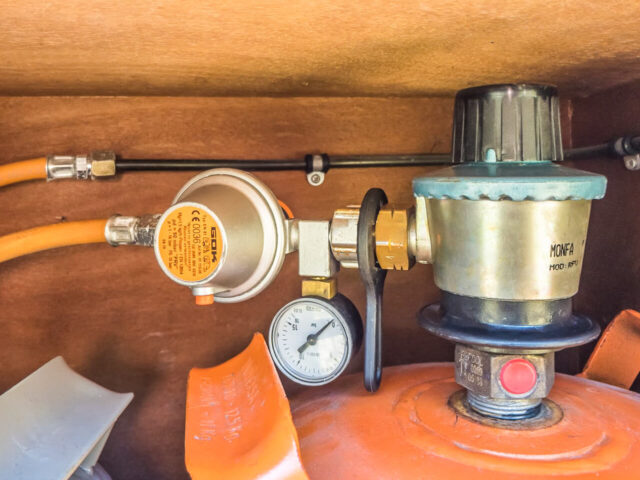 spanische Gasflasche in deutschem Wohnmobil
