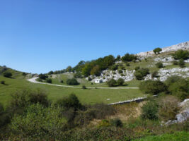 Blick in den Naturpark Urbasa y Andia auf der Reise durch den Norden Spaniens