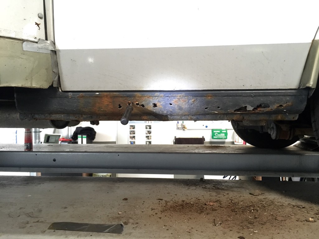 seitenschweller durchgerostet wohnmobil