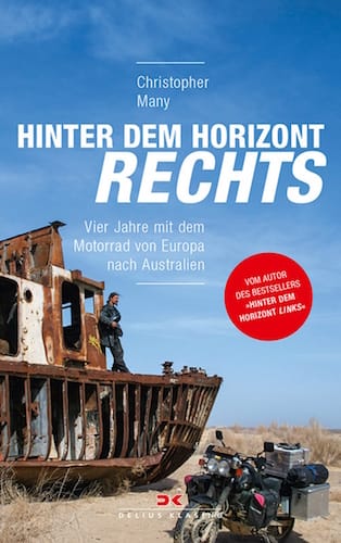Das Cover vom Buch fuer Roadtrip Fans mit dem Namen Hinter dem Horizont rechts 