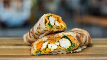 Ein leckeres Essen vom Food Truck Maison Touareg