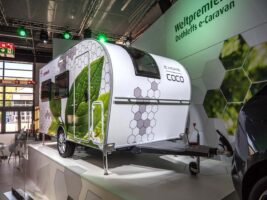 E-Mobilität im Reisemobil - Chancen, Ansätze, Herausforderungen 29 Fast serienreif: Dethleffs e-Caravan Studie e.home Coco