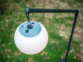 Modernes Design einer Outdoorleuchte