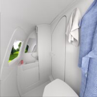 Badezimmer in der Ecocapsule