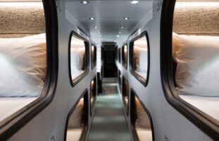 Die Schlafkabinen von Ride Cabin