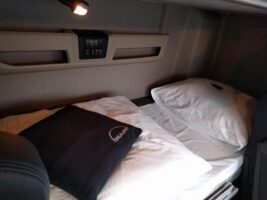 Gemütlichkeit in der Fahrerkabine