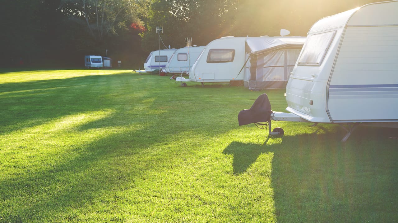 Campingplatz Parzelle auswaehlen