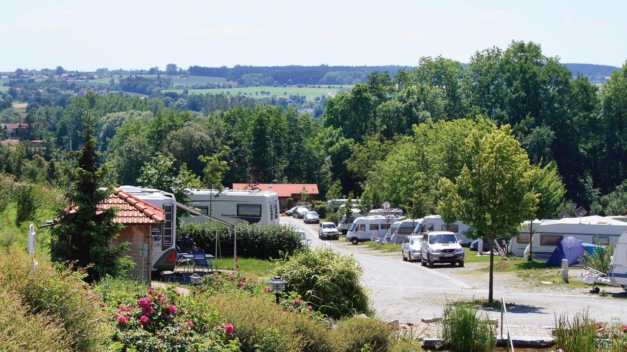 Camping am See in Deutschland Bayern