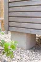 Fundament des Woodee Tiny Houses