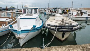 Einer der zahlreichen Hafen beim Campingurlaub in Kroatien