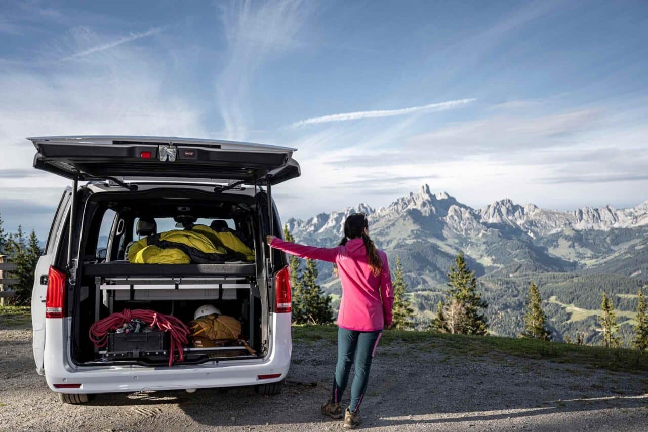 Das System ist für 35 verschiedene Fahrzeuge verfügbar. © Stefan Pappernigg, QUBIQ – Camping Module