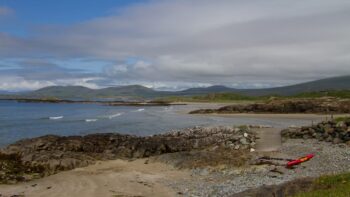 Schöne Strände in Connemara in Irland