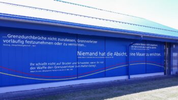 Sprüche am Point Alpha im Rhön Urlaub