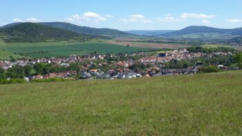 Aussicht vom Point Alpha in der Rhön