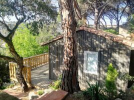 Bungalow Mestral auf All Inclusive Campingplatz Sant Pol