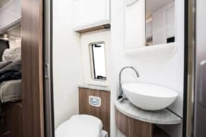 Badezimmer im Kabe Van