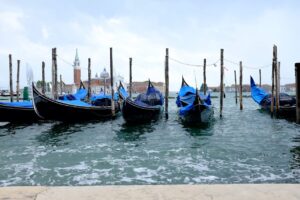 Gondeln in Venedig auf einer Italienreise