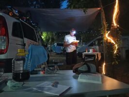 Camping auf der Italienreise in Vico Equense