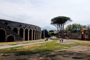 Spaziergang durch Pompeji im Italienurlaub
