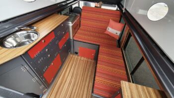 Das Innere vom Mini Camper ExTec