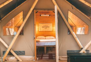 Huttopia Glamping Zelt