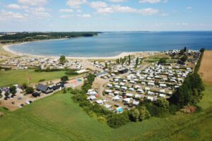 Vogelperspektive vom Vikar Strand Campingplatz beim Camping Süddänemark