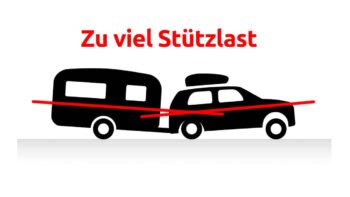 Neues Zugfahrzeug für den Wohnwagen? Das solltest du bei der Auswahl beachten! 2 Stützlast zu hoch