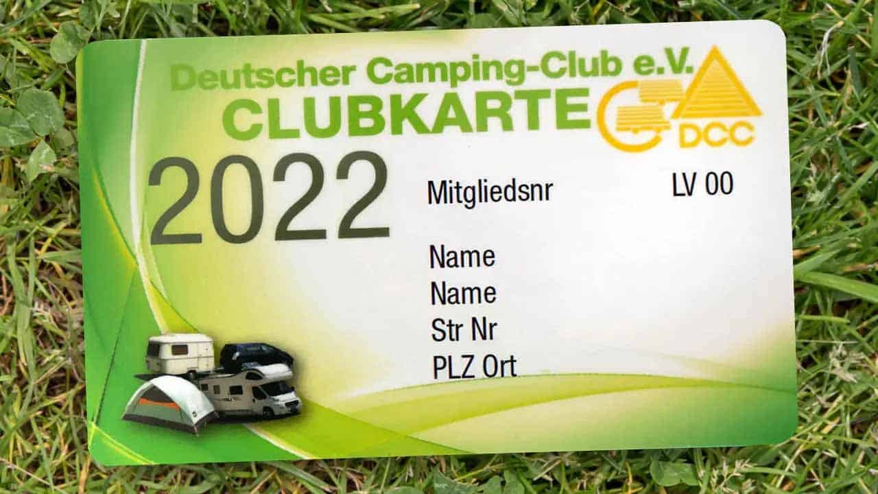 DCC – Deutscher Camping-Club: Die Mitglieds- und Rabattkarte 2022 im Überblick