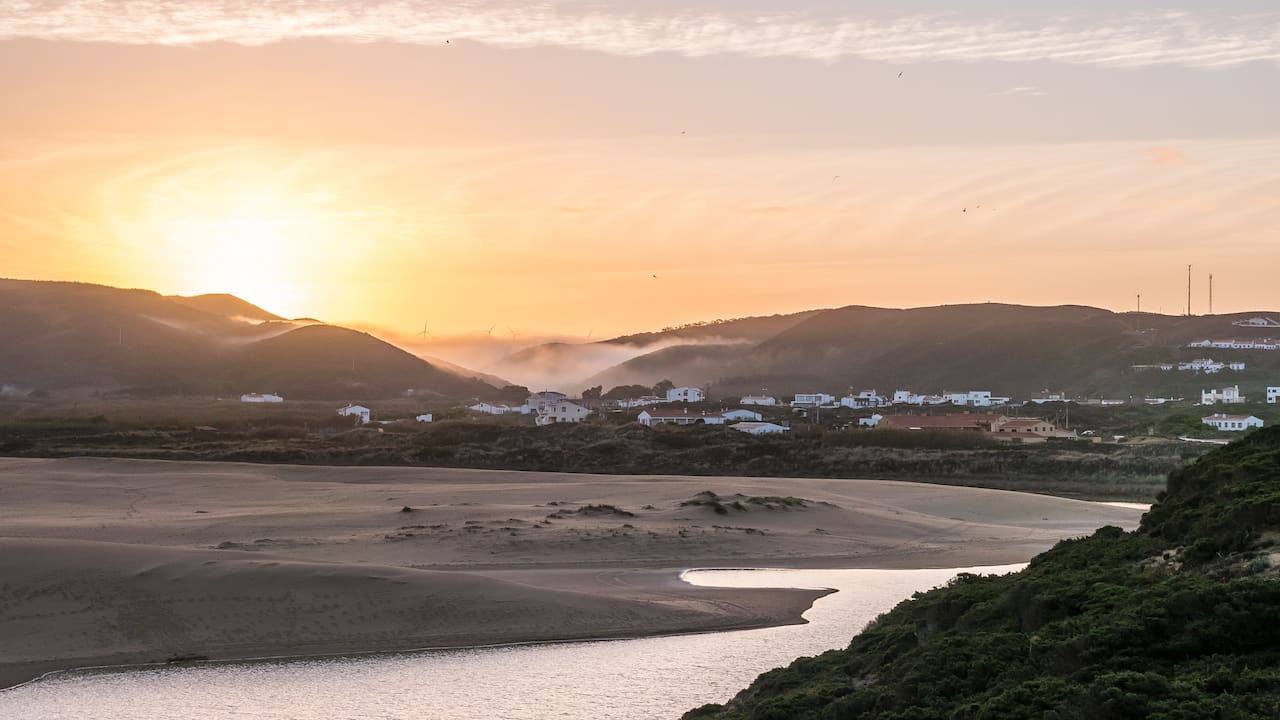 Sonnenaufgang Portugal Kueste