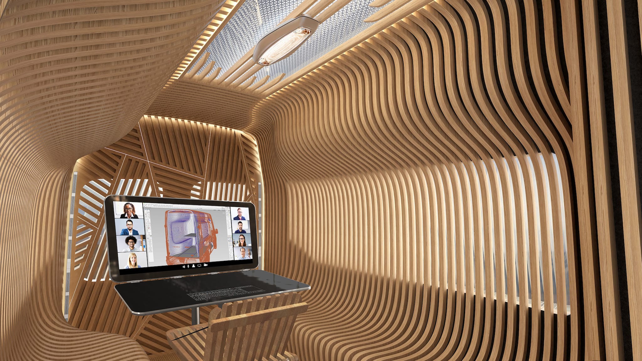 Alpine Cross Cabin Concept Van Smart Table