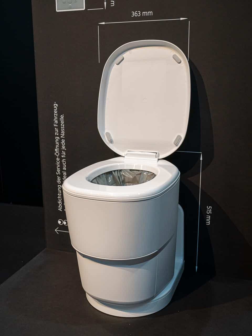 clesana beutel toilette campingtoilette