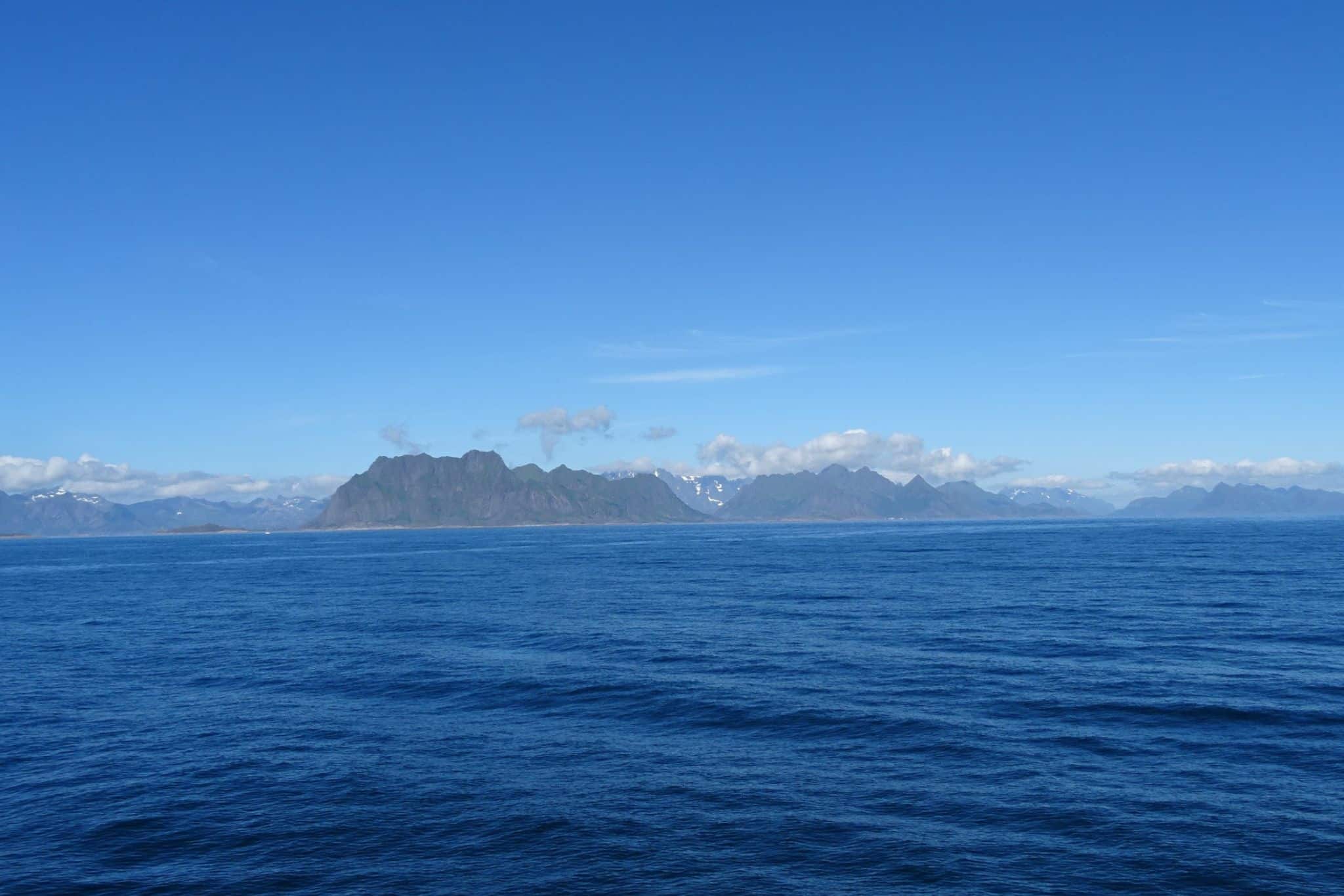 Lofoten Fähre Aussicht 