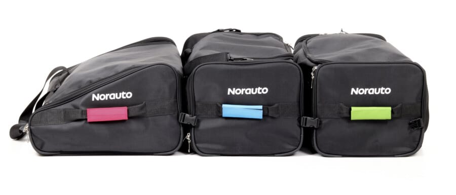 Jetzt bei ATU im Angebot: Dachboxen und passendes Zubehör zum kleinen Preis 3 dachboxtaschen set von norauto 3 stueck