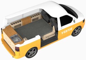 Ventje Campervan: Der vielseitige Camper aus den Niederlanden erobert den deutschen Markt 4 Ventje Campervan Bett