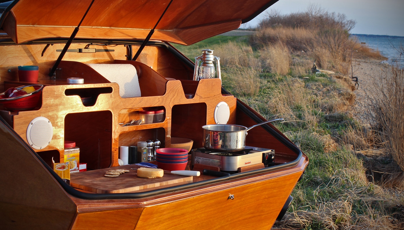 teardrop trailer clc kitchen