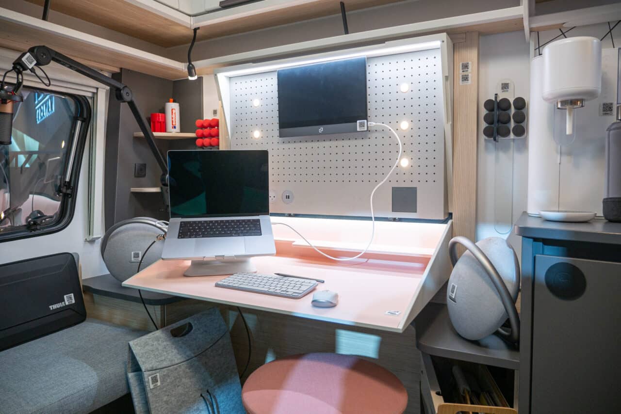 Fendt Concept Work & Connect Adfendture Caravan Salon 2023 Modell Connect Mobiles Office