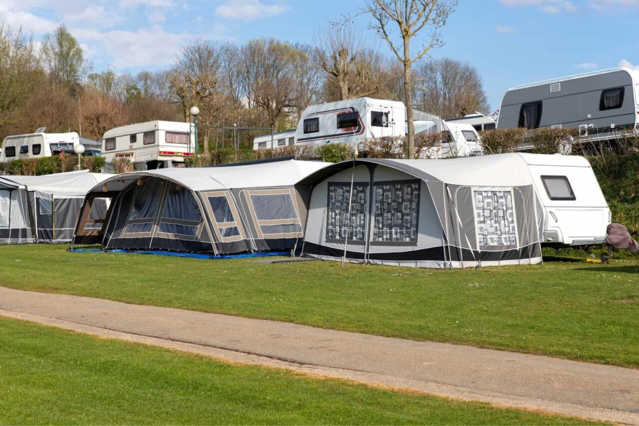 Dauercamper Wohnen auf dem Campingplatz