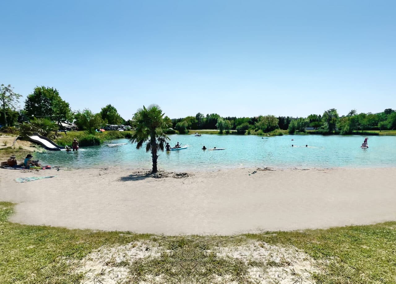 Camping Sonnenland Lutzmannsburg Oesterreich Badesee Camping Sonnenland Lutzmannsburg Oesterreich Kletterhuegel –Copyright Camping Sonnenland Lutzmannsburg 1