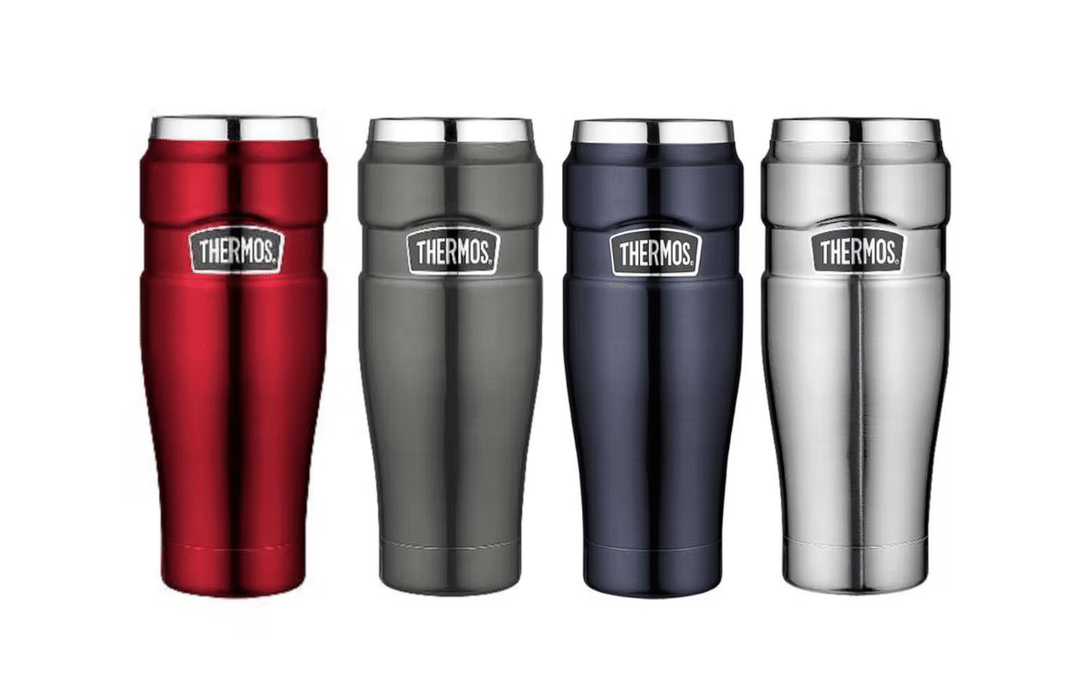 Revolution im Camper: Der Heizteppich und andere geniale Winter-Camping-Gadgets von Camping Wagner 6 Monosnap Thermos King Isolierbecher 470ml bei Cam