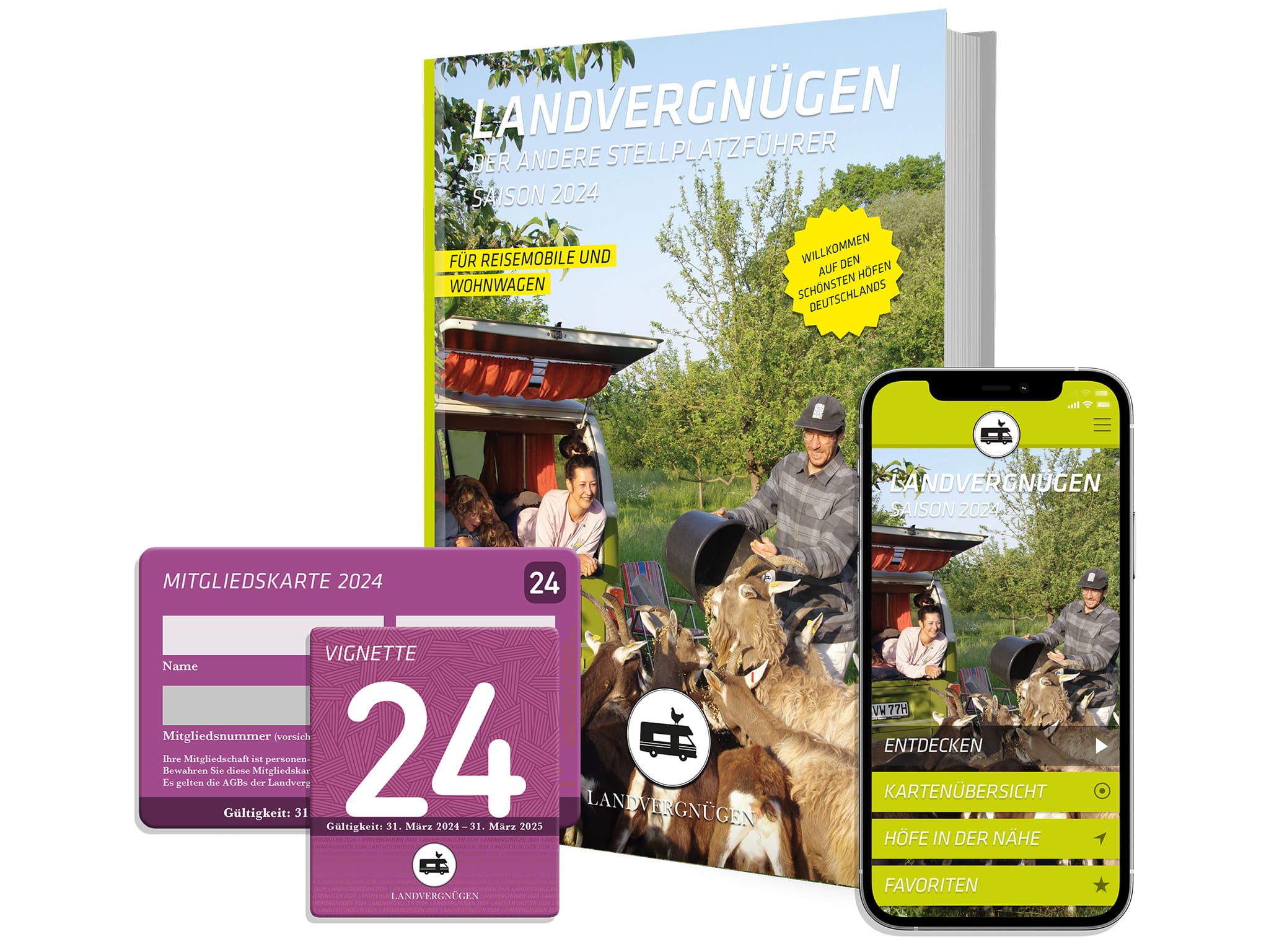 Camping auf Bauernhöfen und Weinbergen: Landvergnügen jetzt auch rein digital verfügbar