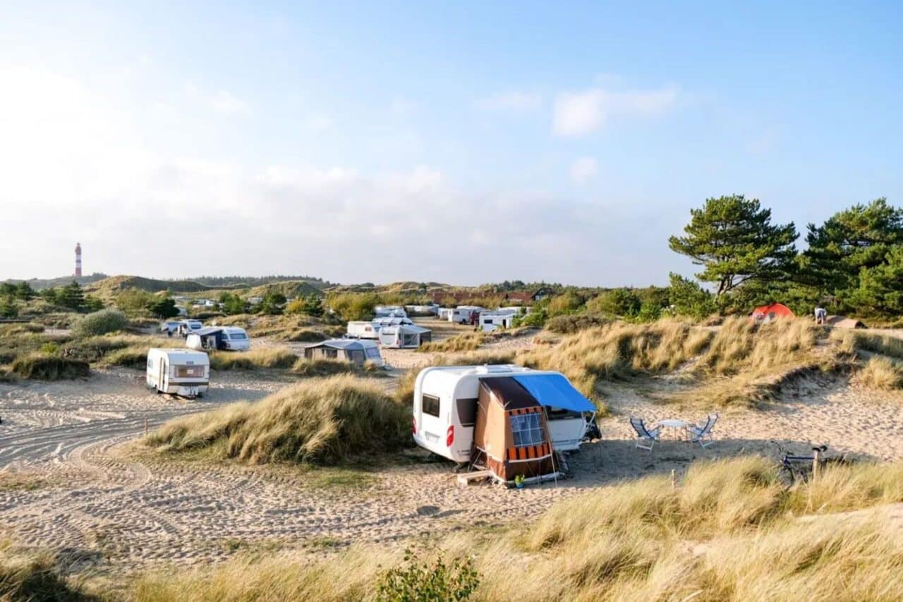 duenencamp amrum wohnwagen in den duenen