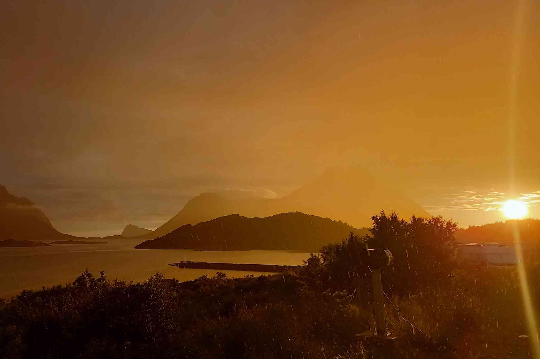 Lofoten Mitternachtssonne 