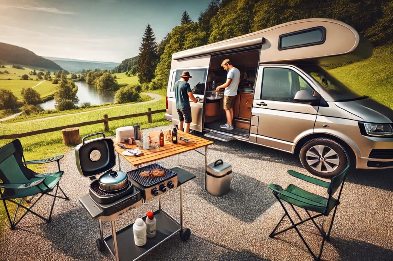 camper mieten packliste fuer die campingkueche